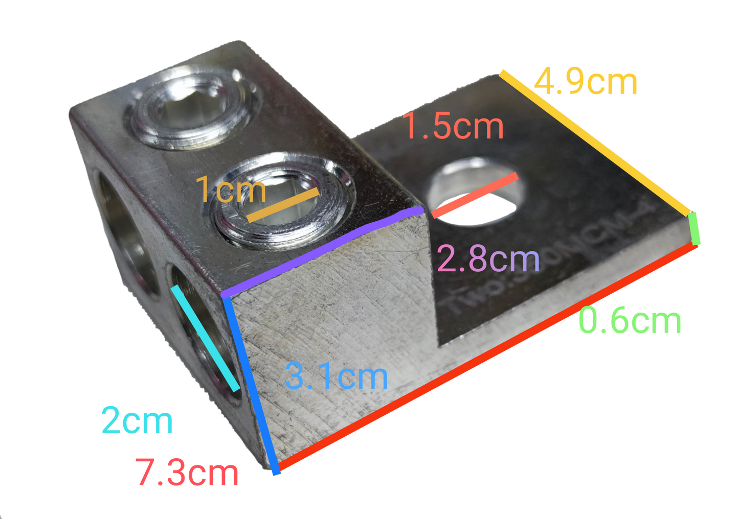 Grippes Mechanical Lug 2 Holes (2 x 350MCM), Mechanical Lugs 2 Holes ( 2x175mm)
