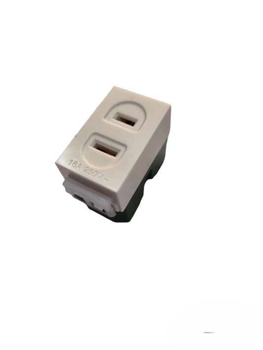 Omni Flat Pin Outlet Device Wide Series 15A 250V WWR-200