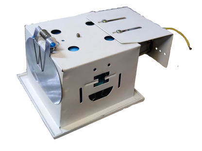 Downlight Fixture Square 5 Inches 1xE27 White with Glass Cover