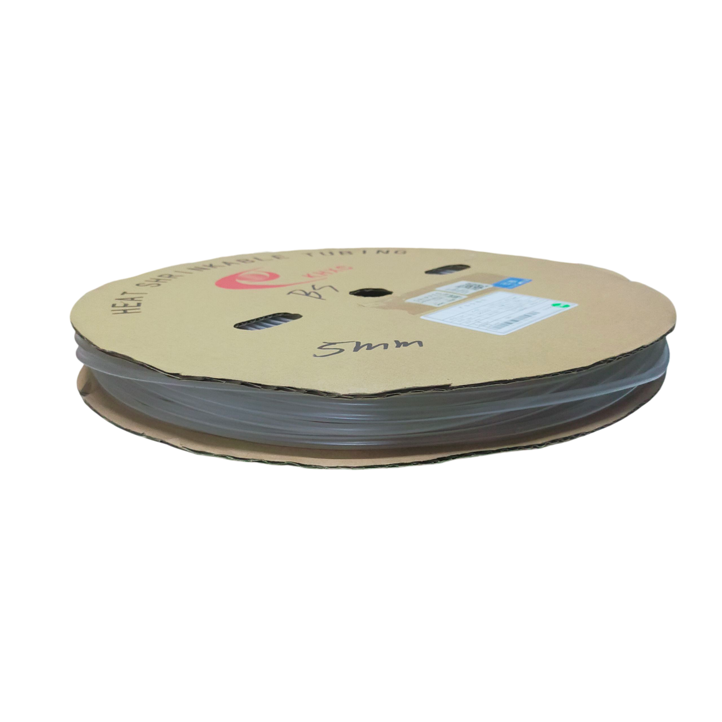 5mm Shrinkable Tuber Clear on a spool for effective cable management solutions