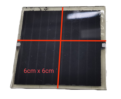 Denko 6cm x 6cm 5V 300mA solar panel for Project with high-efficiency solar cells