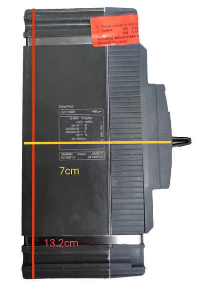 Schneider 60A 1 Pole Industrial Circuit Breaker 25KAIC with compact design and easy installation