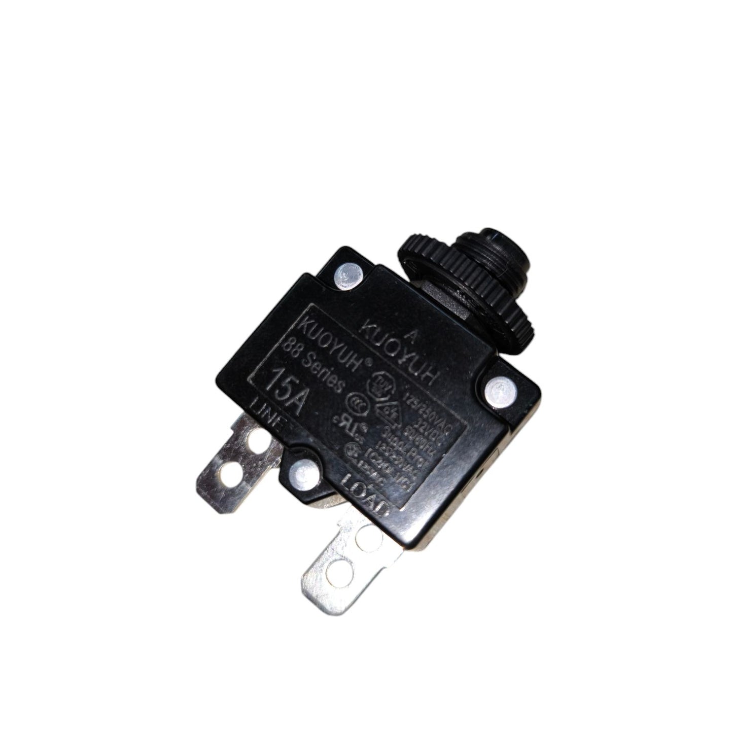 Kuoyuh Circuit Breaker 88 Series Push to Reset 15A 125V