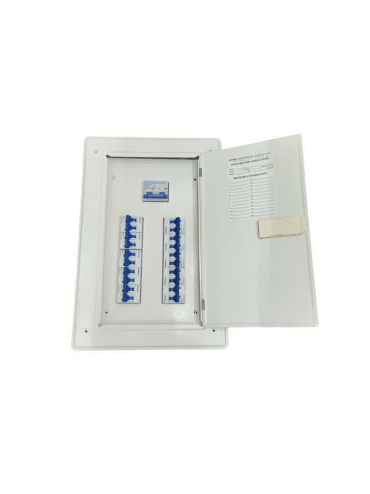 Panel Board 100A 2pole Main Chint Miniature Circuit Breaker with 10 Branches 2 Pole Panasonic