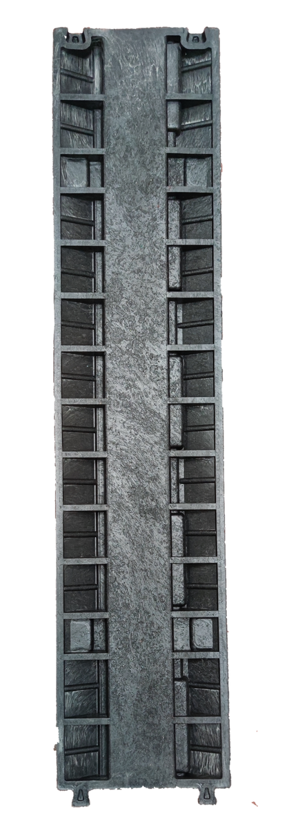 Grippes Cable Ramp Protector 1 Channel, 1 Meter x 22 cm x 3 cm, Rubber Ramp Cable Protector