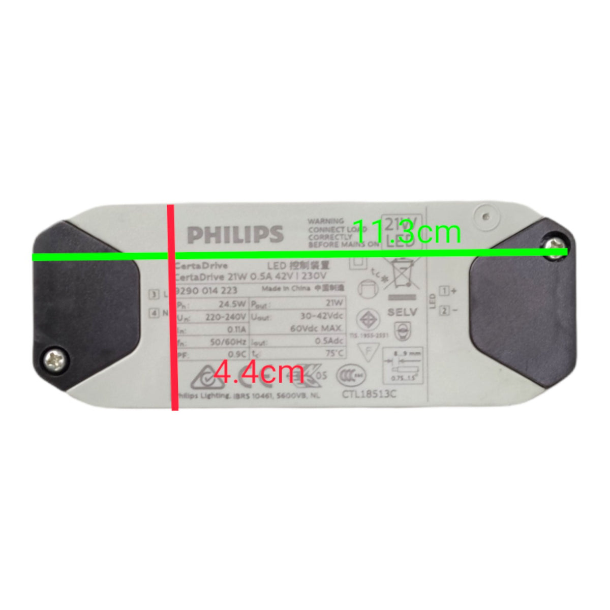 Philips 21W Certa Drive LED Driver 30-42VDC 21W Max 220V
