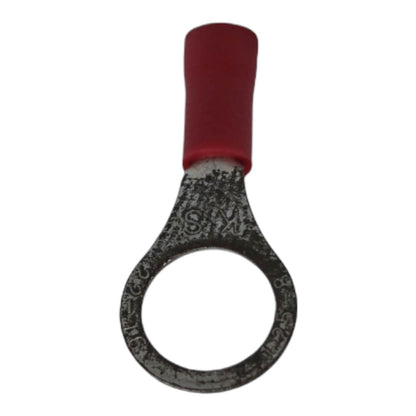 Local Terminal Lugs Ring Type Red Insulation 2.0mm (10Pcs + 10Pcs Free) , Ring Terminal Lugs,  Round Terminal Lugs