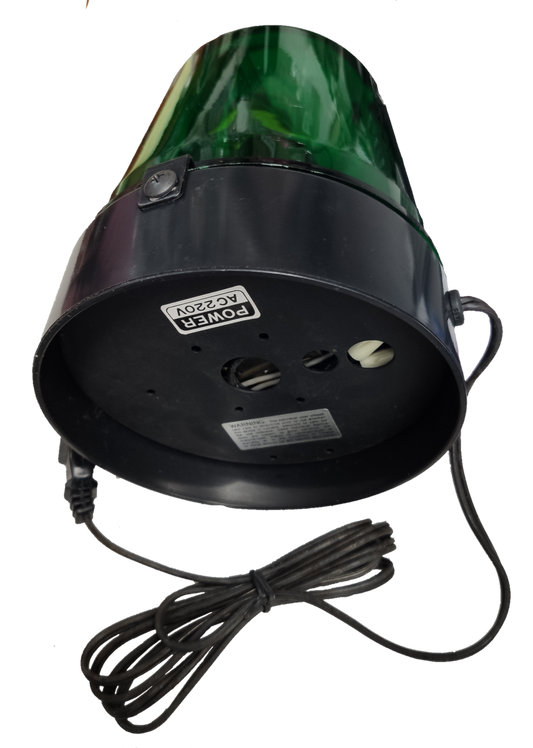 Revolving Light Warning 220V Green, Warning Light 220V Green with Black Base