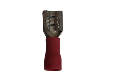 6mm insulated spade connector Type for secure electrical connections in circuit wiring