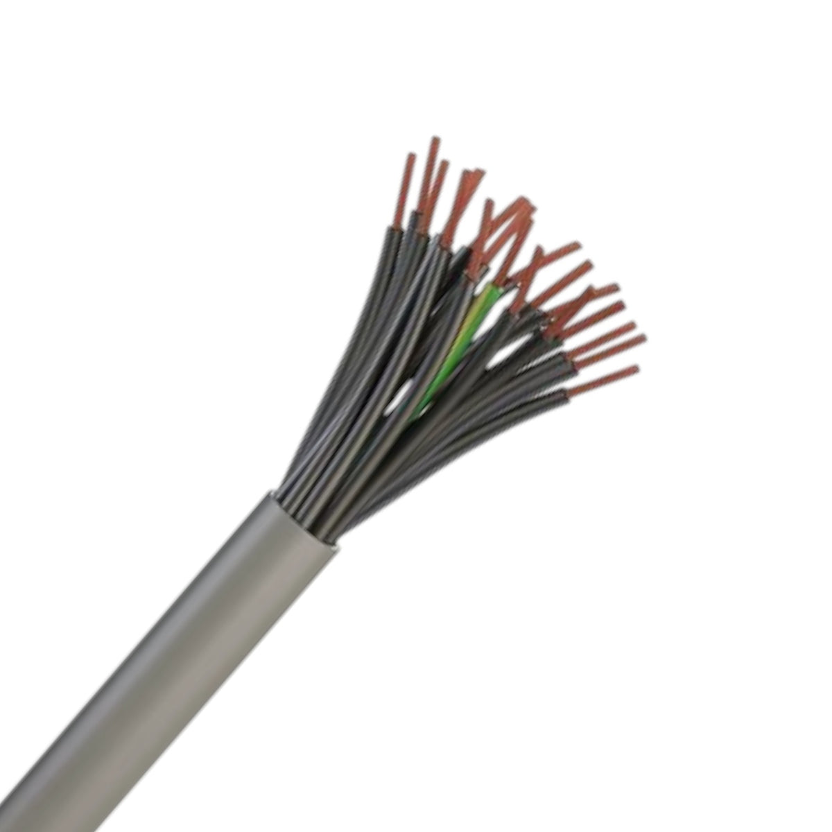 Helukabel Control Cable 1.5mm AWG 16 Un Shielded Available in 25, 18, 12, 8, 7, 6, 5, 4, 3 and 2 Cores in Different Lengths 300V AC / 500V AC Oil Resistant, Flame Retardant Acc DIn VDE 0482-332-1-2 IEC 60332-1-2, Class 5