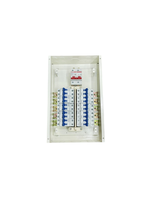 Panel Board 80A 2pole Main Himel Miniature Circuit Breaker with 10 Branches 2 Pole Panasonic