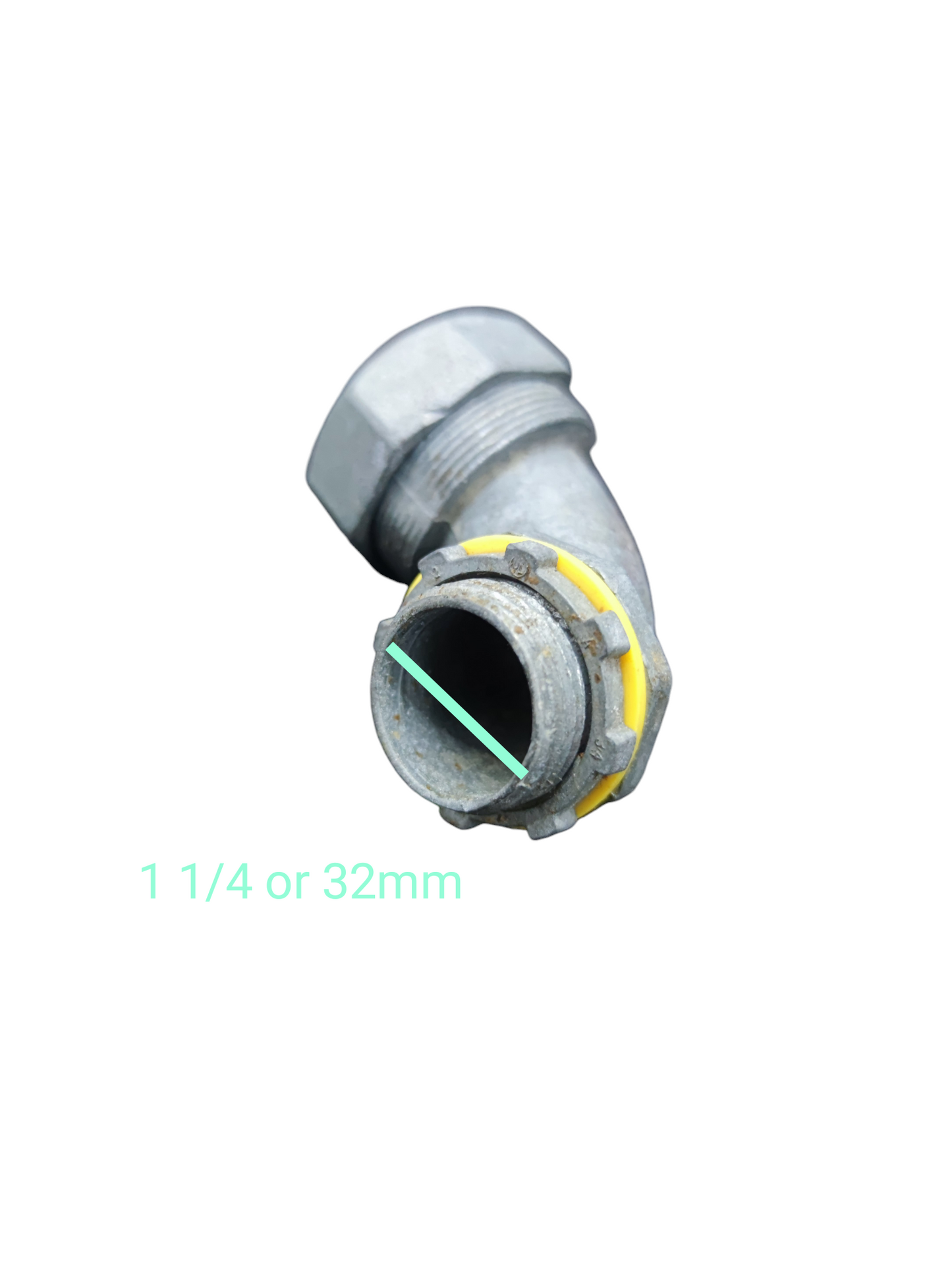 Liquid Tight Angle Connector, Liquid Tight Elbow Available in 1/2, 3/4, 1, 1 1/4, 1 1/2, 2, 2 1/2, 3" and 4"