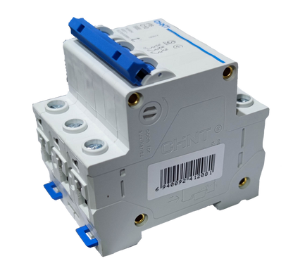 Chint 10A 3Pole Miniature Circuit Breaker 4.5KAIC 220V 3Phase MCB EB3PC104.5KA