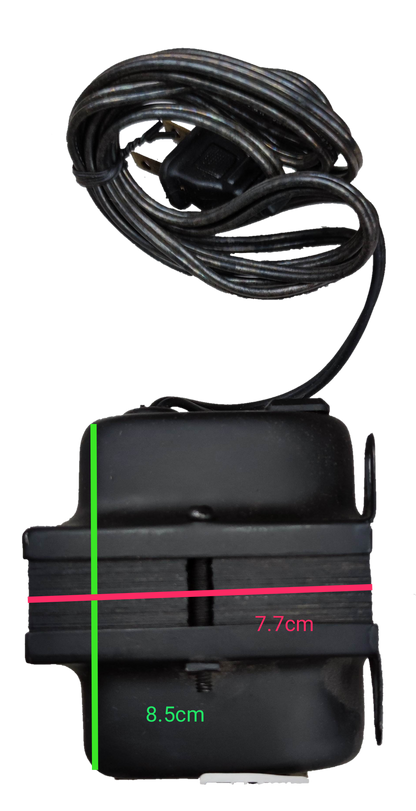 CE 75W step down transformer 220V to 110V with black cord and compact design