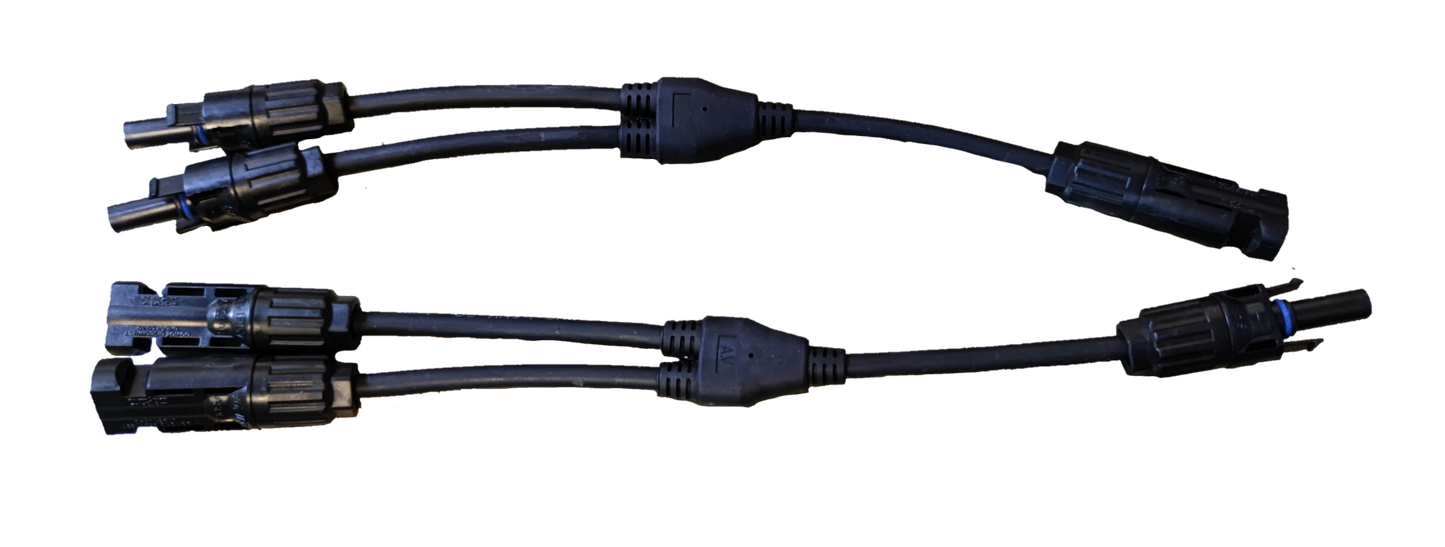 Grippes MC4 Connector 1x2 with Wire IP 67