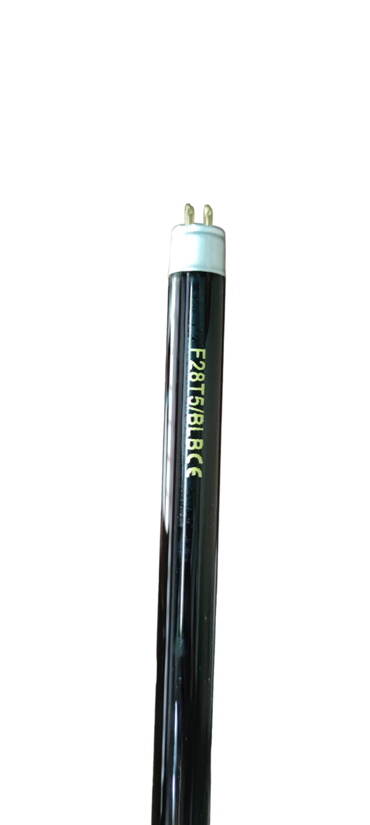 Denko 28W T5 Fluorescent Tube Black Light UV-A 28W T-5 Fluorescent Lamp Black Light Black BLB