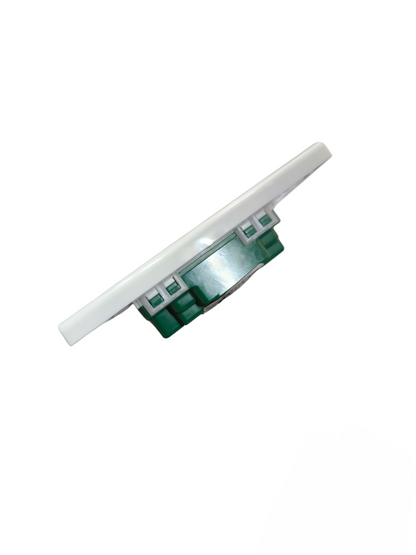 Panasonic Duplex Flat Pin Outlet with Ground 16A 250V with Plate Cover WEG1512-5/WEG6803W-1