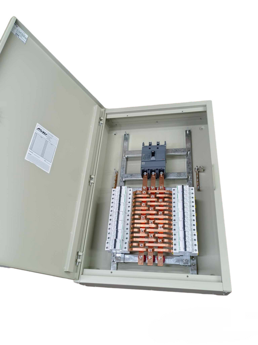 Panel Board 200A 3P EZC250F Main 3 Pole with 14 Branches 2 Pole Miniature Circuit Breaker ( Schneider) with Breakers