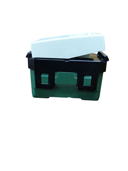 Panasonic Non-Illuminated 3 Gang Switch Refina series 1 way (White Switch Device with Metallic White Plate), 3xWEG5531/WEG6803MW-1