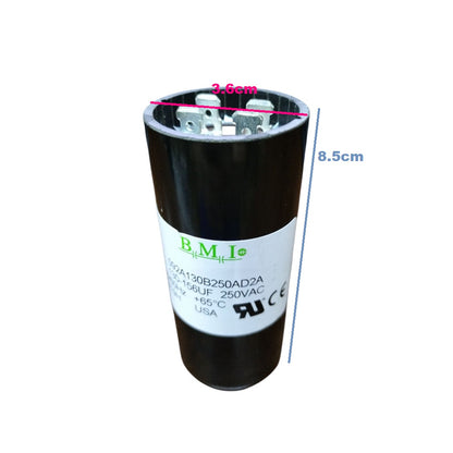 BMI Motor Starting Capacitor 130-156UF 250V, Capacitor 130-156MFD