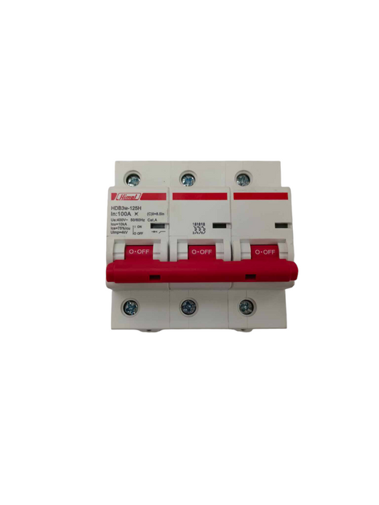 Himel 100A 3Pole 10KAIC 220V Miniature Circuit Breaker MCB HDB3w125H3C100