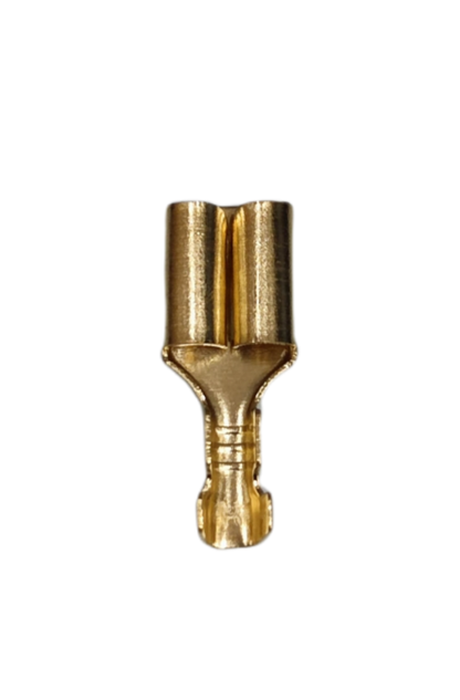 7mm spade Male and Female connector made of durable metal for reliable electrical connections