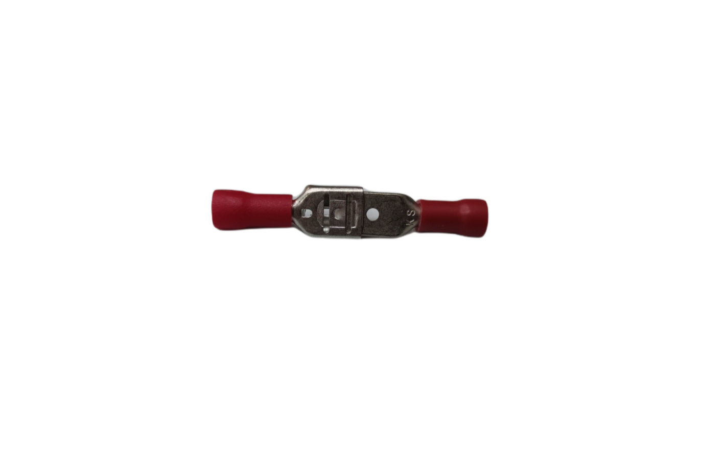 7mm terminal lugs for electrical wiring, featuring insulated red covers and durable metal connectors