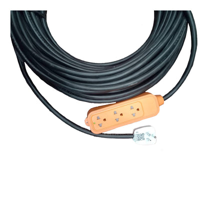 Omni  3 Gang  Heavy Duty Extension Cord Universal With Ground  WRO-103  Royal Cord  Extension Outlet with Omni Plug WHG-008 20A 250V, Extension Leads Heavy Duty