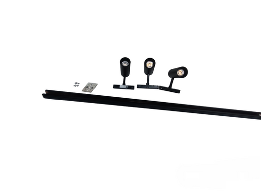 ILLUMIQ TERRA Magnetic Track Light 1 Meter 26mm with 3pcs 12W LED Spot Track Light Cool White 4000K 220V