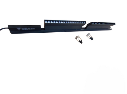 ILLUMIQ TERRA Magnetic Track Light 1 Meter 26mm with 2pc 18W LED Foldable Grille Track Light 220V Daylight 6500K