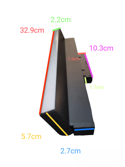 ILLUMIQ TERRA 18W Magnetic Track Light Flood Foldable Type 48V (4000K)