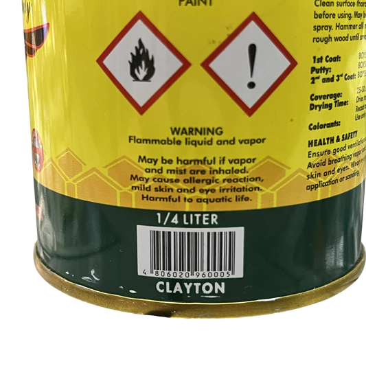 BOYSEN Quick Drying Enamel 1/4 liters White B-600