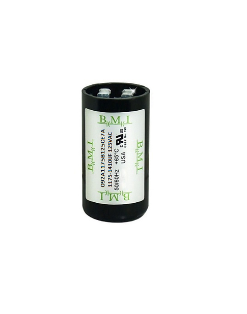 Motor Starting Capacitor 1175-1410 UF 125VAC, BMI