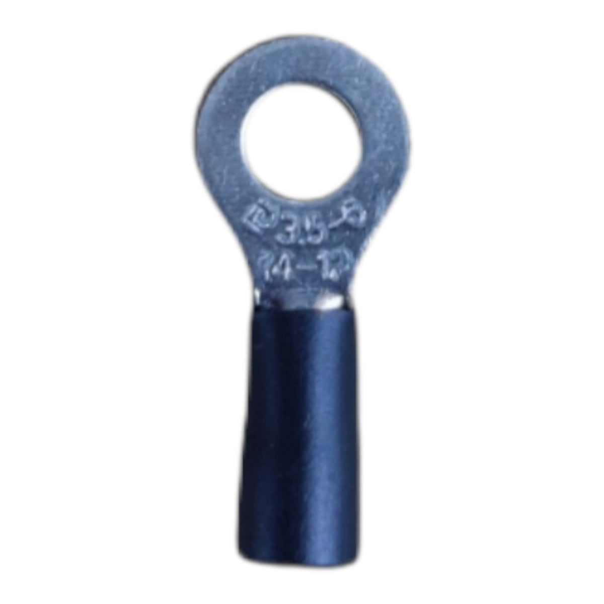 Local Terminal Lugs Ring Type Black Insulation 3.5mm (5Pcs + 5Pcs Free) , Ring Terminal Lugs,  Round Terminal Lugs