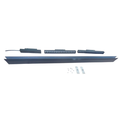 Magnetic Track Light 1 Meter 50mm with 2Pcs 18W LED Grille Track Light 220V Warm White 3000K ( ILLUMIQ TERRA)