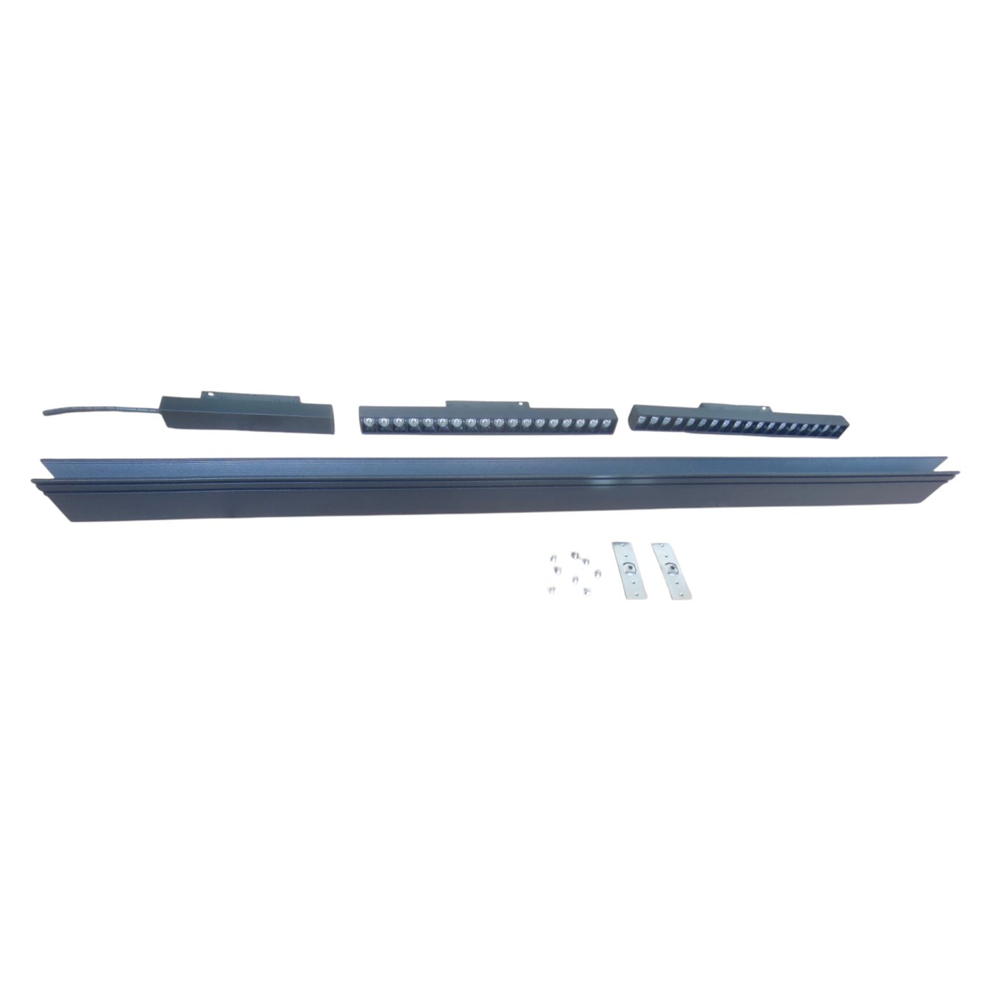 Magnetic Track Light 1 Meter 50mm with 2Pcs 18W LED Grille Track Light 220V Warm White 3000K ( ILLUMIQ TERRA)