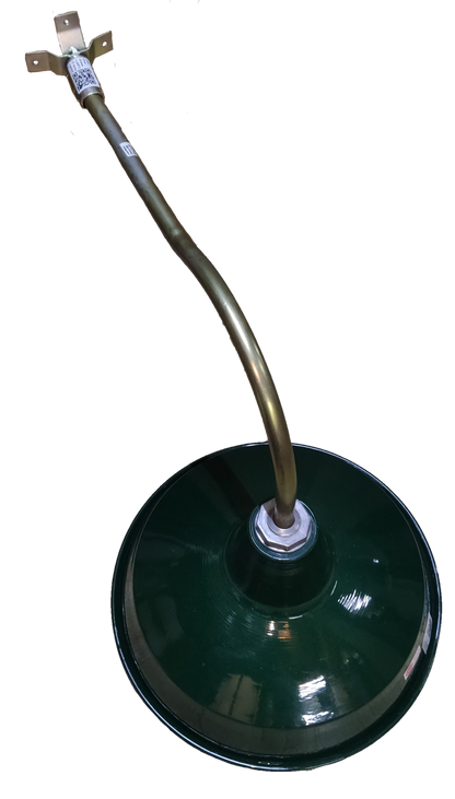 Lamp Cover 14" Deep Type with E27 Socket Arm and Claw Foot AMCO, Sombrero Green 14" Lamp Cover with E27 Socket Arm and Claw Foot, Lamp Reflector Deep Type 14 Inches ( AMCO) with E27 Socket Arm and Claw Foot