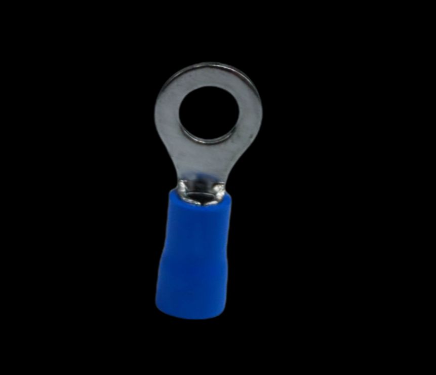 Local Terminal Lugs Ring Type Blue Insulation 3.5mm (10Pcs + 10Pcs Free) , Ring Terminal Lugs,  Round Terminal Lugs