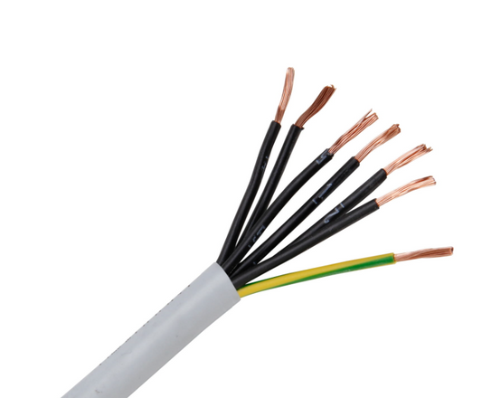 Helukabel Control Cable Un-Shielded 25mm 4G or 4 Cores 300V/500V Oil / Chemical Resistant Available in Different Lengths IEC 60228 Flame Retardant IEC60332-1-2
