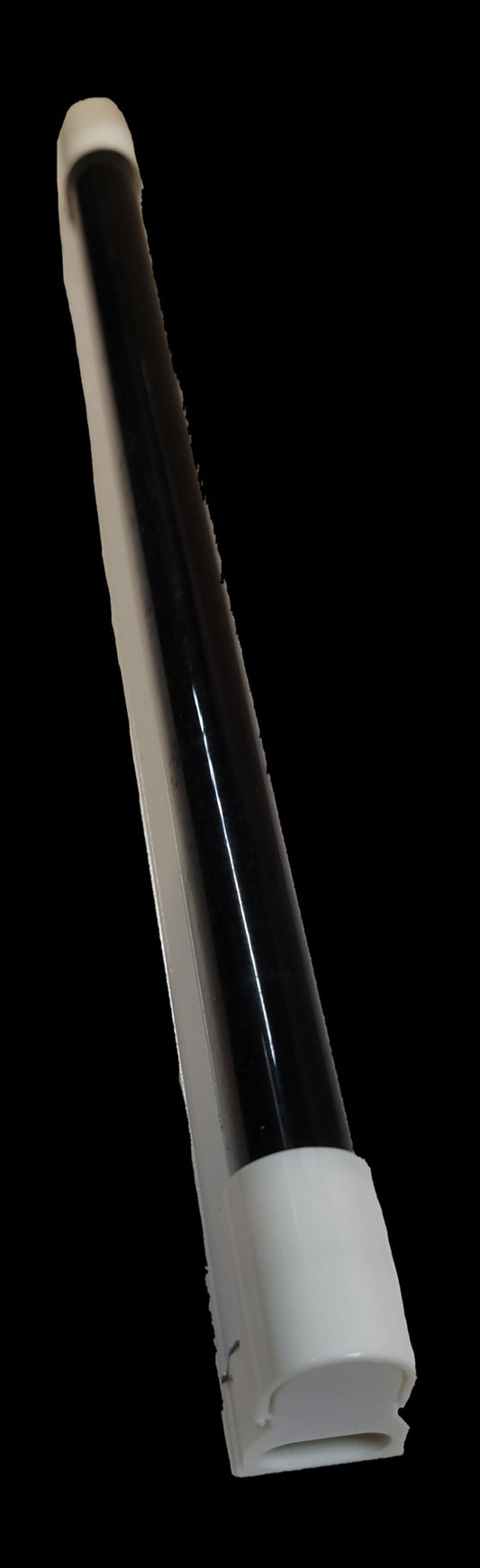 8W T5 black light fluorescent tube with white end caps for ultraviolet lighting
