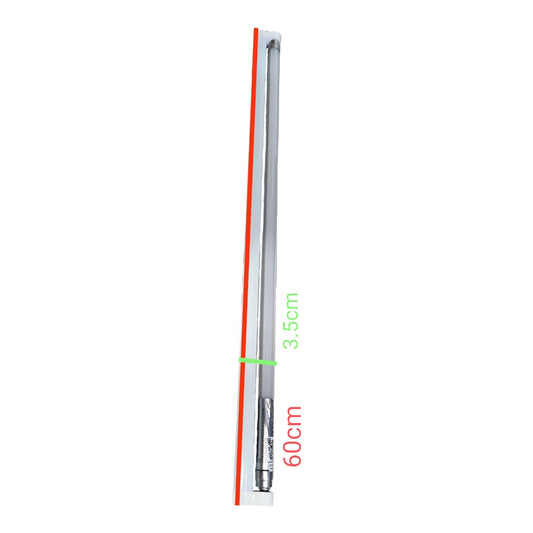 Firefly 8W T5 LED fluorescent lamp with fixture, measuring 60cm in length and 3.5cm in width