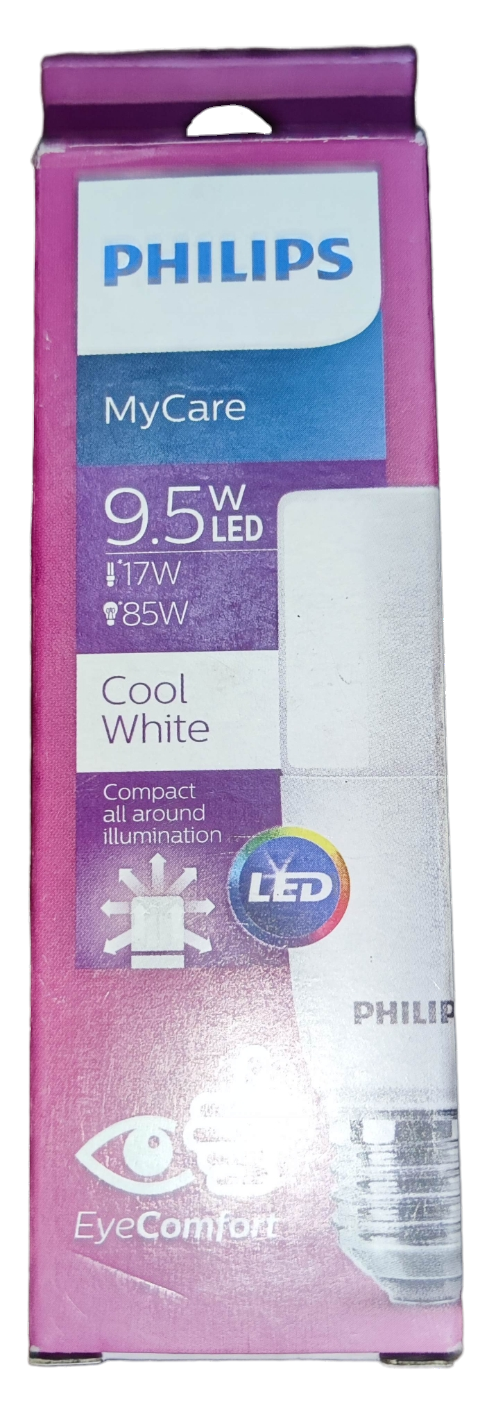 Philips 9.5W LED Stick E27 220V 4000K Cool White Eye Comfort
