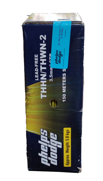 Phelps Dodge 3.5mm THHN AWG 12/7 THWN (1 Meter) Blue