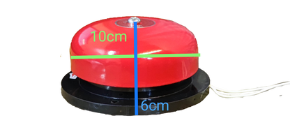 Hallo 4" Round Bell, Fire Alarm Bell 4" Japan, 4" Red Round Bell 100mm