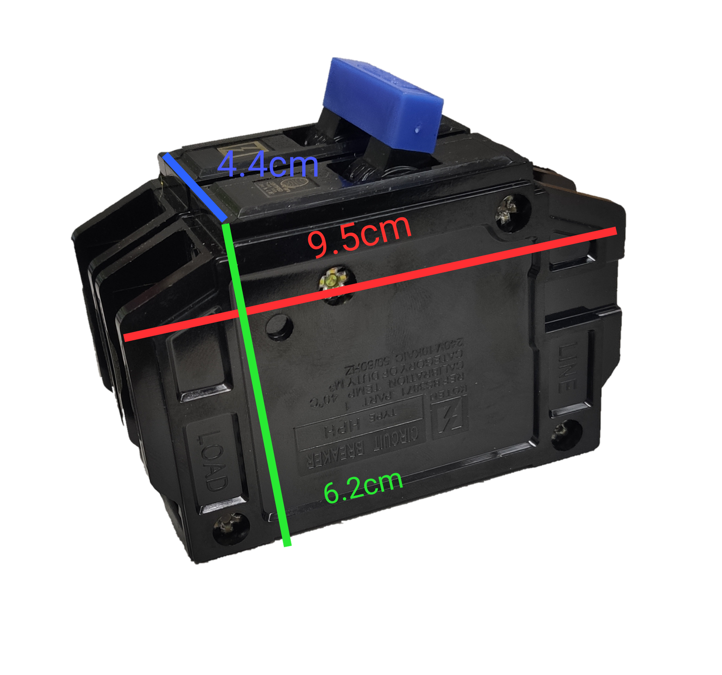 Koten 100A 2P 10 KAIC 220V Circuit Breaker Bolt On HPH