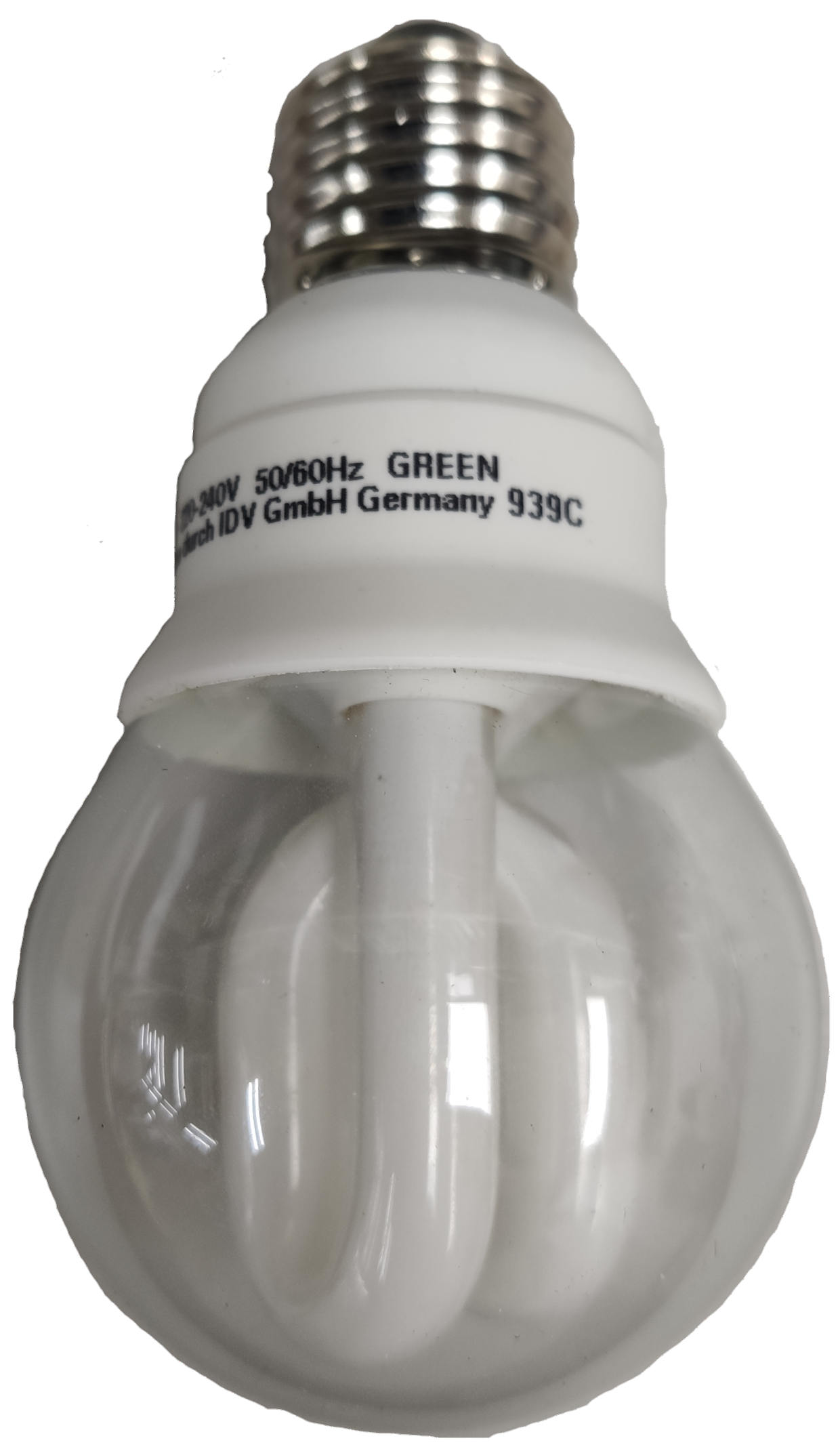 Megaman 6W Green CFL Round 220V E27