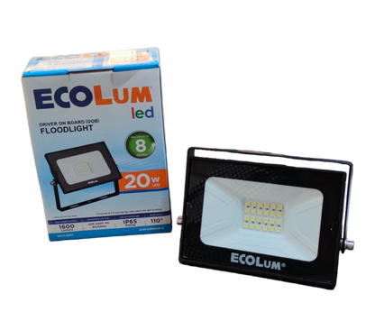 Ecolum 20W LED Flood Light 220V Daylight 6500K CFL3020DL