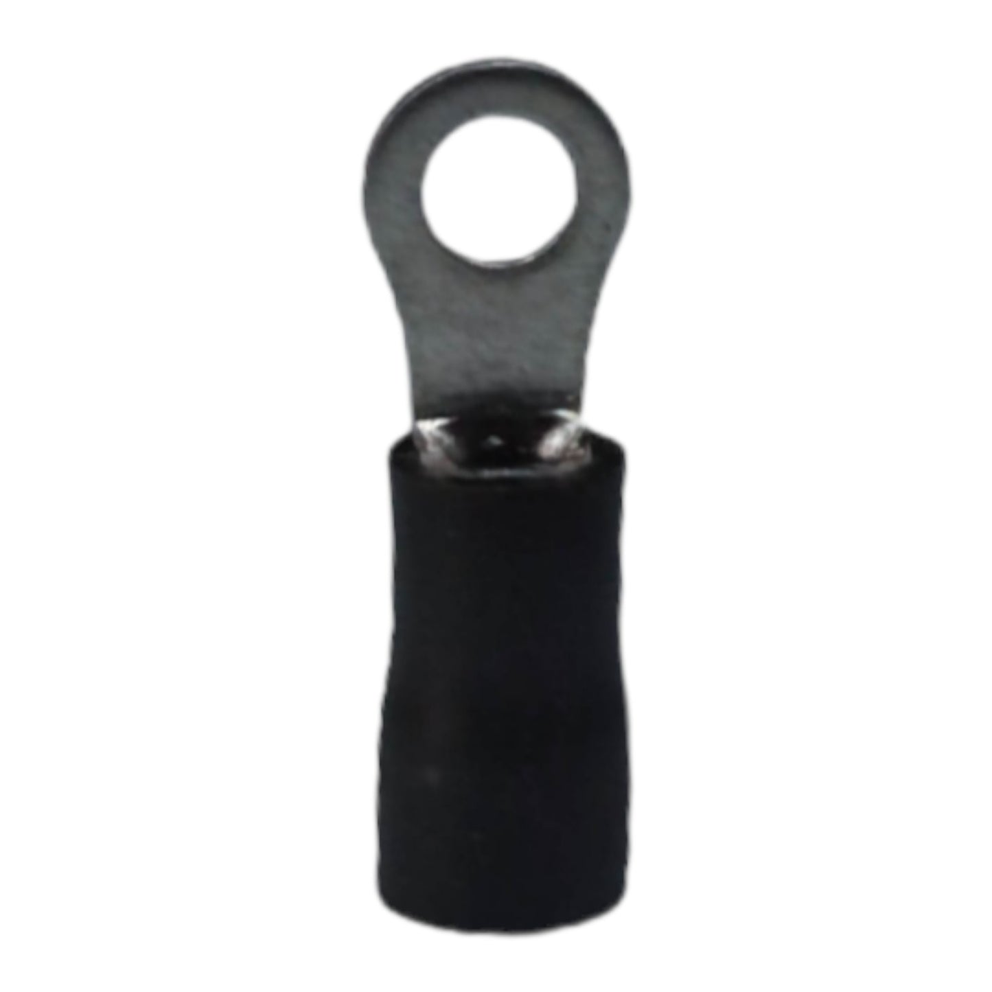 Local Terminal Lugs Ring Type Black Insulation 3.5mm (5Pcs + 5Pcs Free) , Ring Terminal Lugs,  Round Terminal Lugs