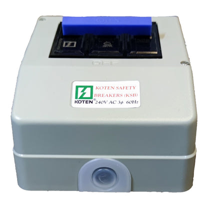 Koten 15A 3 Pole Circuit Breaker 220V with Enclosure