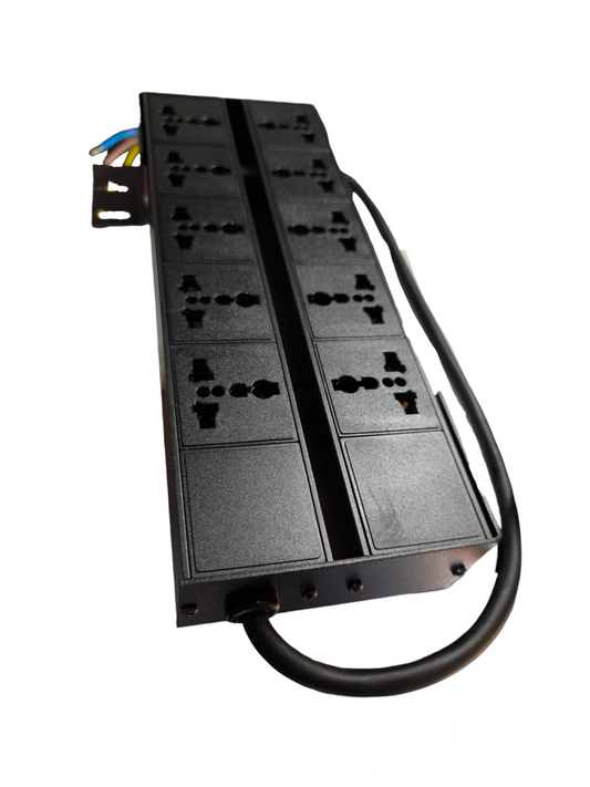 Grippes 10 Gang PDU Unit 10A 250V 2500W Power Distribution Unit